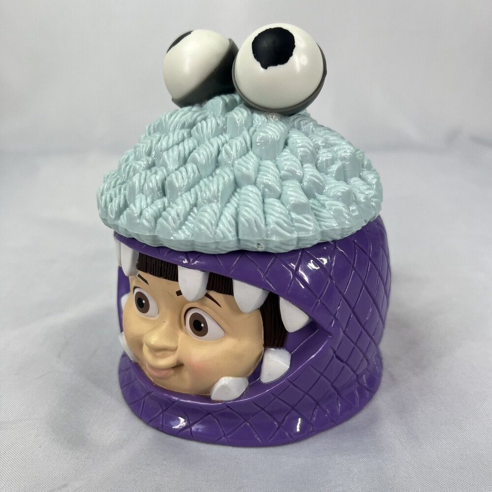 Disney On Ice 5.5" Pixar's Boo Monsters Ink Covered Plastic Small Cup Flip Top
